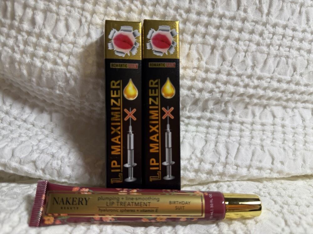 1 Nakery Lip Treatment Birthday Suit And 2 Lip Maximized
